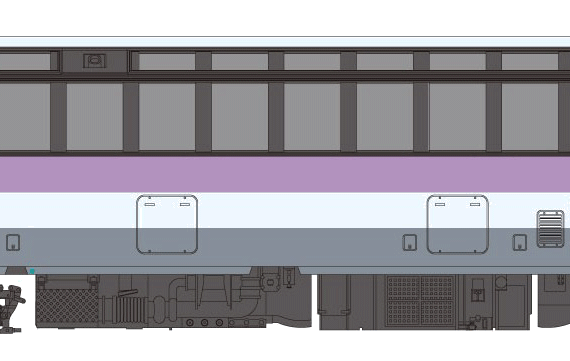 Train Kiha 5200 183 - drawings, dimensions, figures
