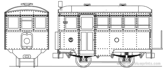 Поезд Kiha 5 Saidaiji Railway Diesel Car - чертежи, габариты, рисунки