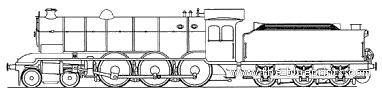 Поезд LNER Class NER S3 4-6-0 - чертежи, габариты, рисунки