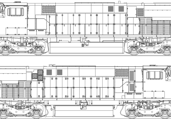 Train MLW C-420 (1973) - drawings, dimensions, figures