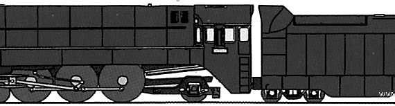 Поезд Manchurian Railway Pashina 979 - чертежи, габариты, рисунки