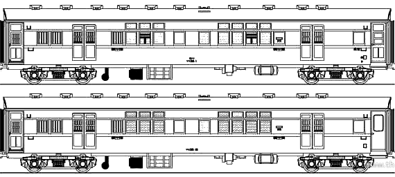 Train Mayu 35 - drawings, dimensions, figures