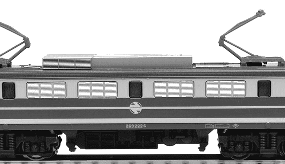 Mitsubishi RENFE 269 train - drawings, dimensions, figures