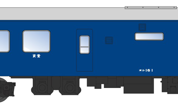 Поезд Oshi 16-0-16-2000 - чертежи, габариты, рисунки