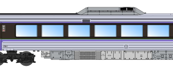 Train Series 785 N501 - drawings, dimensions, figures
