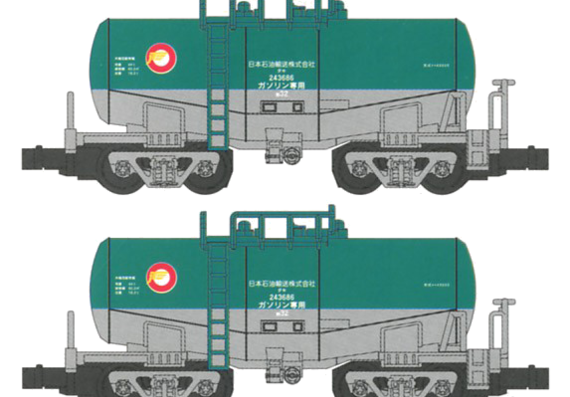 Taki 43000 train - drawings, dimensions, figures