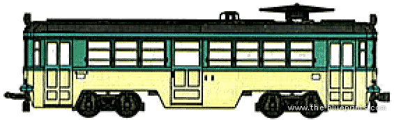 Tamaden Deha 60 train - drawings, dimensions, pictures