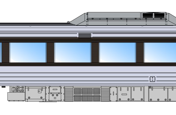 Train Tasu 789 - drawings, dimensions, figures