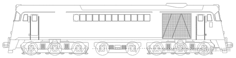 Train - drawings, dimensions, figures