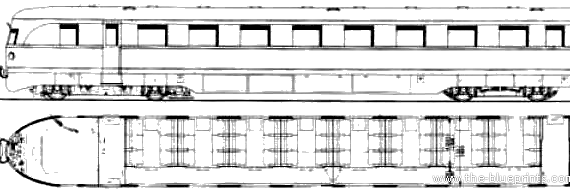 Поезд VT 06.1 Koln - чертежи, габариты, рисунки