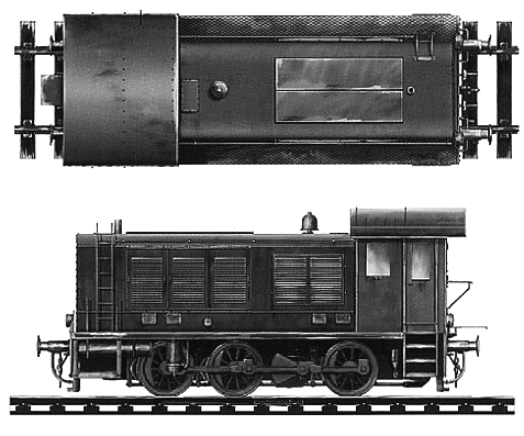 Train WR360 C12 Diesel Locomotive - drawings, dimensions, figures