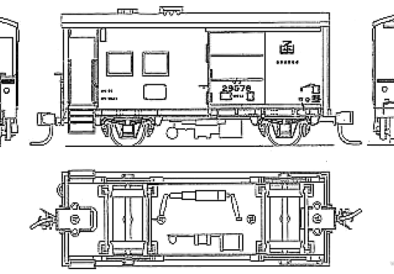 Train Wafu 29500 - drawings, dimensions, figures