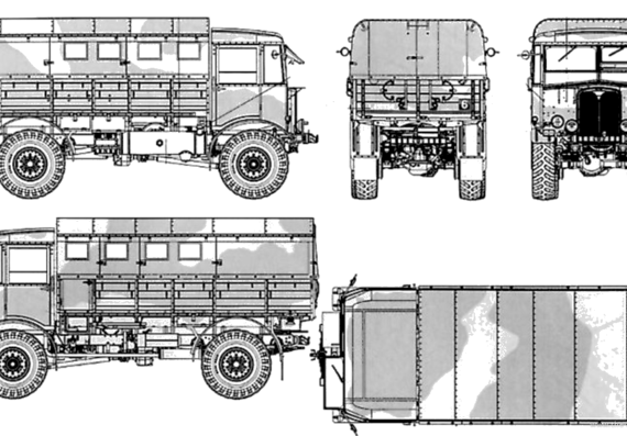 ACE Matador truck - drawings, dimensions, figures