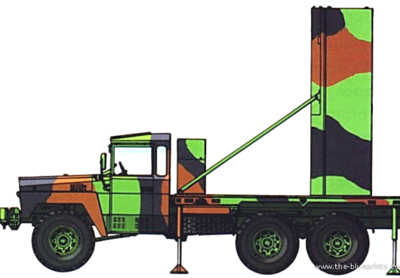 ACMAT VLRA 6x6 VL MICA truck - drawings, dimensions, figures