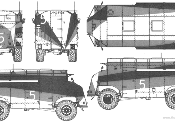 AEC Dorchester truck - drawings, dimensions, pictures