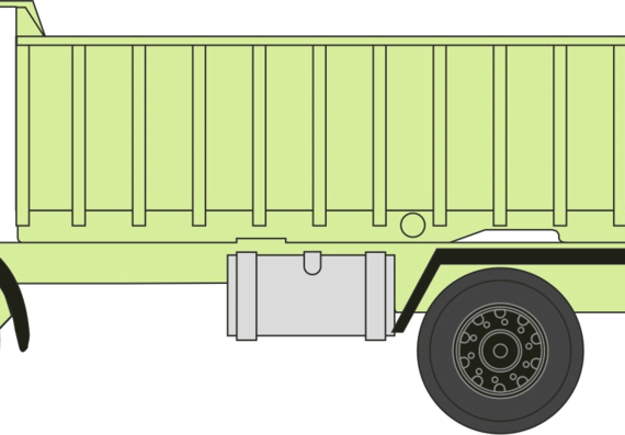 AEC Ergomatic Tipper truck - drawings, dimensions, pictures