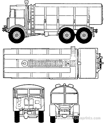 AEC Matador truck - drawings, dimensions, figures