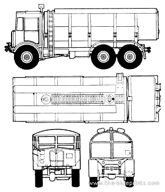 AEC Matador truck (1943) - drawings, dimensions, pictures