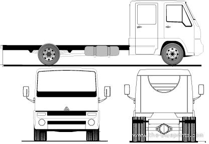 Agrale 8500CE truck (2009) - drawings, dimensions, pictures