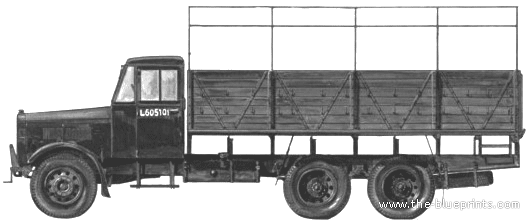 Albion CX6N truck - drawings, dimensions, figures