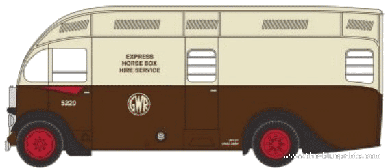 Albion Horsebox truck - drawings, dimensions, pictures