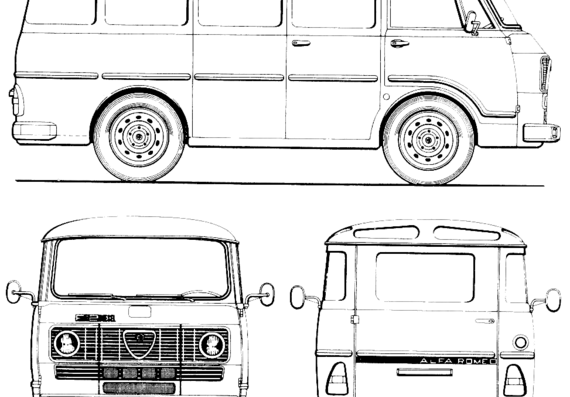 Alfa Romeo F11 truck (1977) - drawings, dimensions, pictures