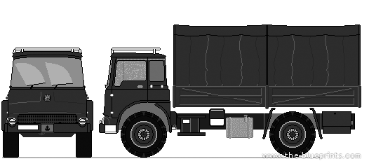 Army MK truck - drawings, dimensions, pictures
