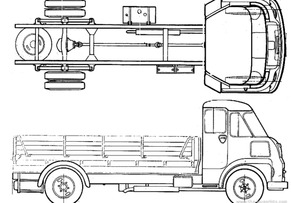 Austin FG truck (1961) - drawings, dimensions, pictures