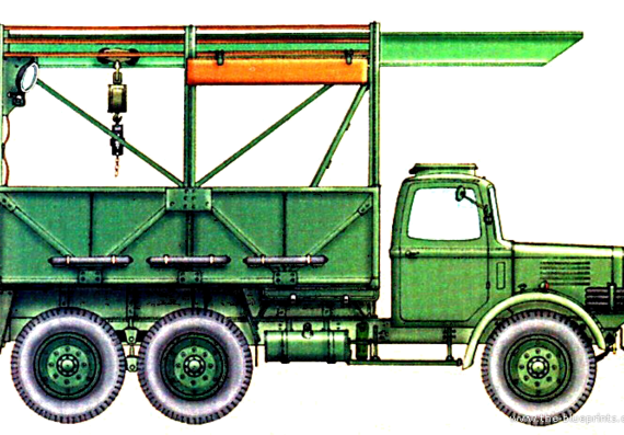 Austin K.6 truck - drawings, dimensions, figures