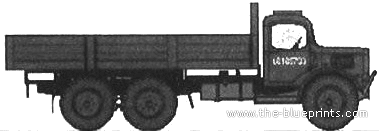 Austin K6 3ton 6x4 truck - drawings, dimensions, figures