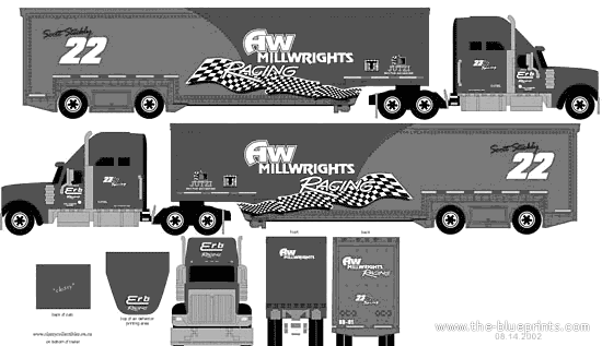 Truck Aw Millrights - drawings, dimensions, pictures