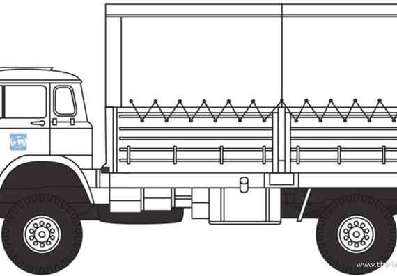Bedford MK.4ton GS truck - drawings, dimensions, pictures