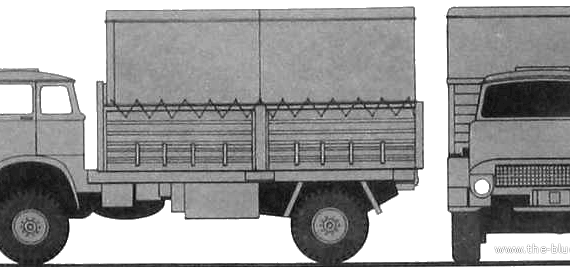 Bedford MK 4ton truck - drawings, dimensions, pictures