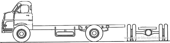 Bedford Series S SLCO truck (1955) - drawings, dimensions, pictures