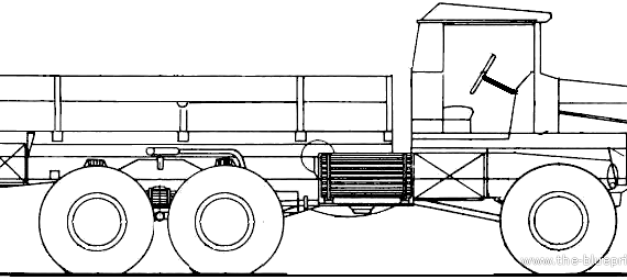Berliet GBC 8 KT truck - drawings, dimensions, figures
