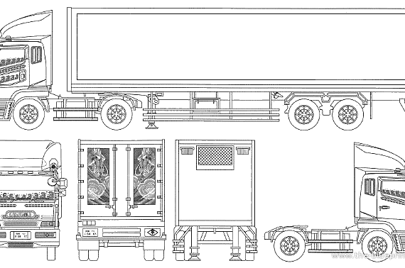 Botanryu truck - drawings, dimensions, pictures