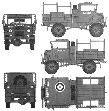 Chevrolet CMP C15A Cab No.13 Personal Lorry - drawings, dimensions, pictures