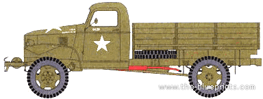Грузовик Chevrolet Lady Truck - чертежи, габариты, рисунки