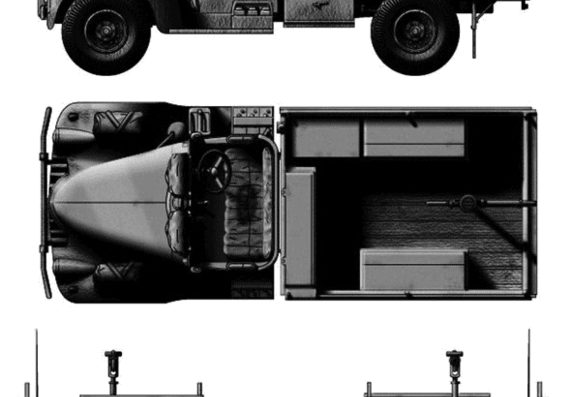 Chevrolet WB 30cwt 4x2 truck - drawings, dimensions, figures