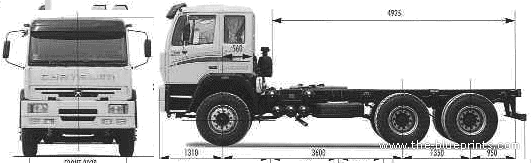 Chrysler Turkey AS 26 235 Truck (2001) - drawings, dimensions, pictures
