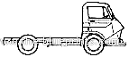 Citroen 600 Cabin Chassis SWB truck (1965) - drawings, dimensions, pictures