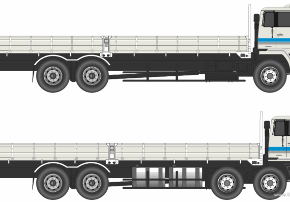 Daewoo 11t 15t Cargo truck - drawings, dimensions, pictures