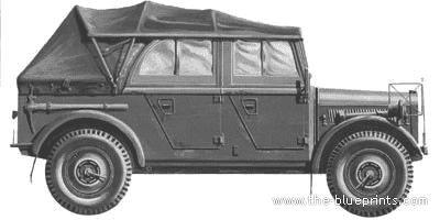 Daimler-Benz G5 truck - drawings, dimensions, figures