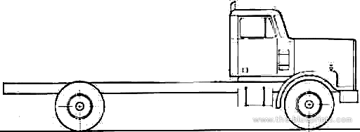 Diamond REO Giant C11644DB Truck (1984) - drawings, dimensions, pictures