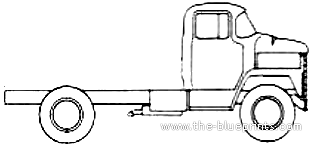 Truck Dodge C800 (1965) - drawings, dimensions, pictures