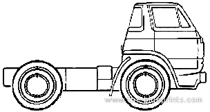 Truck Dodge L600 (1970) - drawings, dimensions, pictures