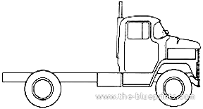 Dodge LCF Single Axle truck (1970) - drawings, dimensions, pictures