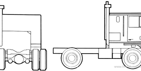 Dodge LS1000 truck - drawings, dimensions, figures