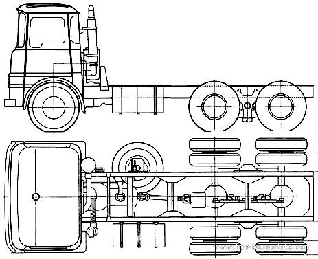 ERF MW truck (1967) - drawings, dimensions, pictures