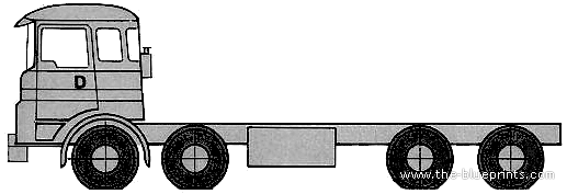 ERF MW truck (1970) - drawings, dimensions, pictures